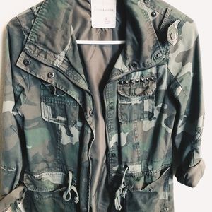 Camo print jacket